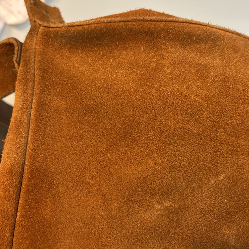 Vintage boho Minnetonka suede fringe shoulder bag purse - Picture 6 of 16